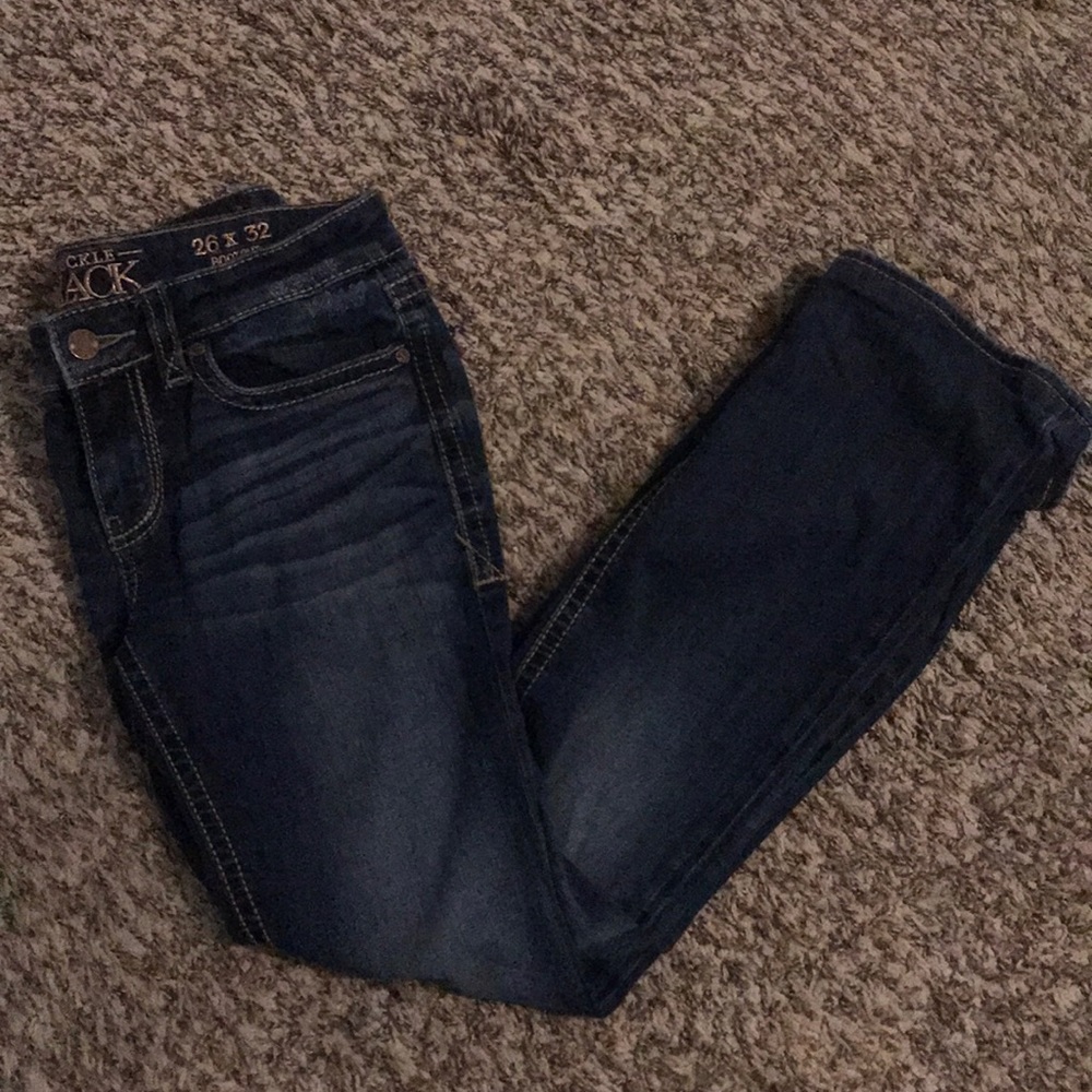 Buckle Black Women Jeans Fit No. 129
